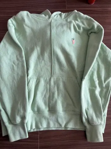 CARROTS 민트 그린 후드 부착 후드티