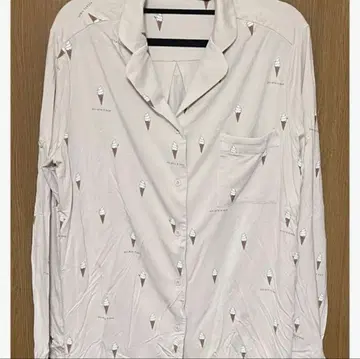 아이스크림 패턴 긴팔 룸웨어 셋업