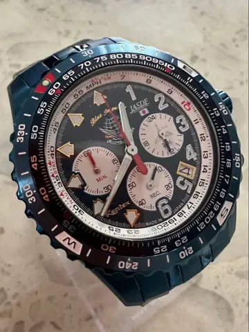 Kentex 블루 임펄스 ALL TITAN 손목시계 새상품급