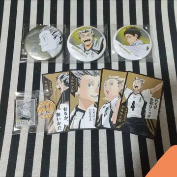 하이큐 보쿠토 팬파크 아크릴 mini 피규어 데코 캔뱃지