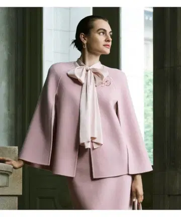 셀포드 리버 케이프 자켓 핑크