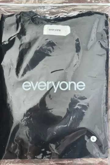 everyone luxury cotton long sleeve BLACK