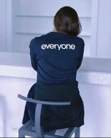 everyone luxury cotton long sleeve BLACK