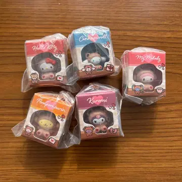 산리오 캐릭터즈 미니어처 패키지 컬렉션 전 5종