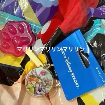 디즈니 주토피아 닉 주디 아이스캔디 키링