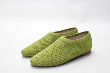 새상품 히미코 레인 우천 겸용 니트 슬립온 (22.5cm) / 529