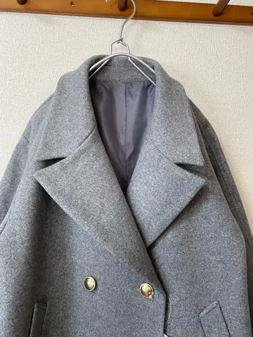 오버사이즈 미들 코트