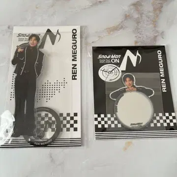 메구로 렌 아크릴 스탠드 거울 스티커