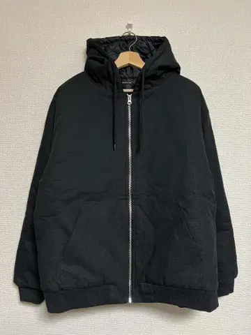 FREAK'S STORE 오버 사이즈 충전솜 후디 블루종 블랙 M 새상품