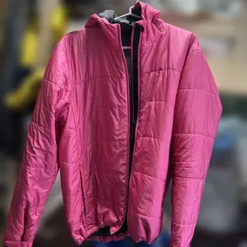 핑크 다운 자켓
