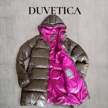 DUVETICA kappa 다운 코트 롱 브라운 사이즈 42