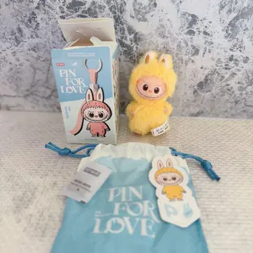 P 라브브 LABUBU PIN FOR LOVE 봉제 인형 펜던트