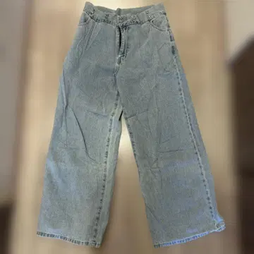 Chico [ WEB 한정판/리니 ] 오버다이 와이드 데님 팬츠