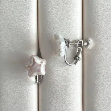 momo님 0000 스타 펄 놋쇠 나사 스프링식 귀찌 3개