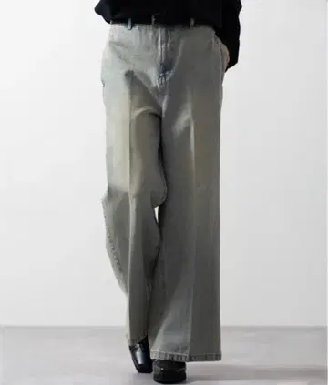 CLEL 클레일 빈티지 디자인 플레어 데님 팬츠 S