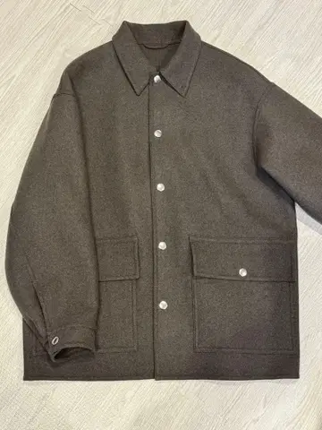 <H> 울 캐시미어 멜톤 커버올 오라리 BEAUTY&YOUTH