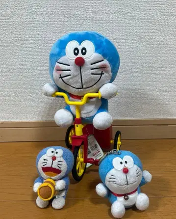 도라에몽 삼륜 자동차 봉제 인형 마스코트