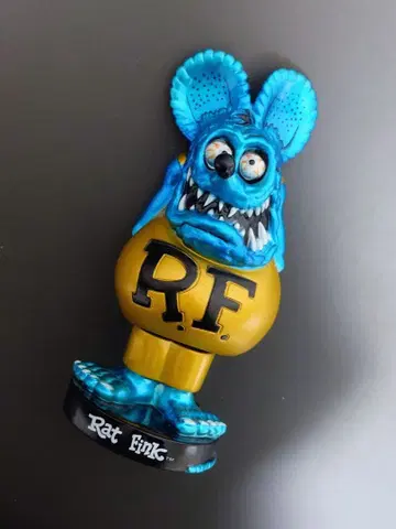 랫핑 보빙 헤드 메탈릭 블루