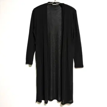 SILVERMINT SUGAR 블랙 롱 가디건