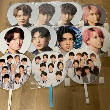 SnowMan 부채 세트