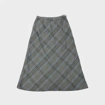 leilian 울 체크 스커트 2948