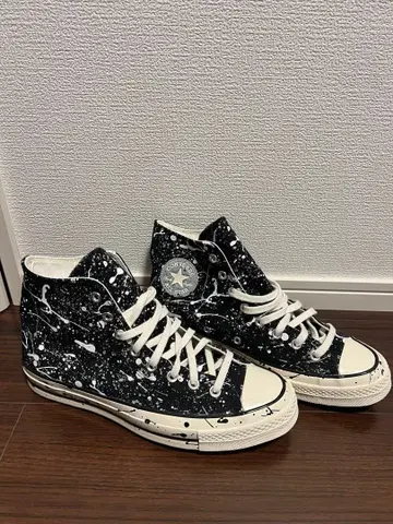 CT70 PAINT SPLATTER BLACK HI CUT A01171C