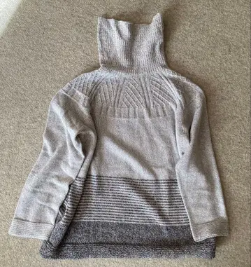 여성용 터틀 스웨터 사이즈 LL~3L 홀 가먼트 일본제 미사용