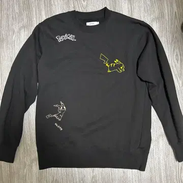 그라니프 포켓몬 콜라보 맨투맨 피카츄 M 사이즈