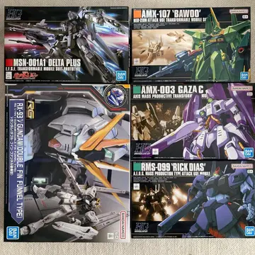 건담 프라모델 묶음 판매 뉴 건담 델타 플러스 바우 가자c 릭 디아스