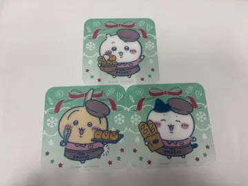 치이카와 베이커리 크리스마스 코스터 하치와레 토끼