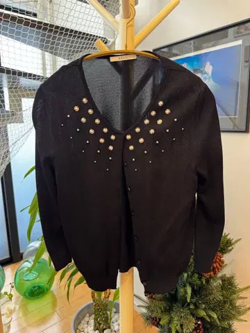 ANAYI 블랙 가디건 38