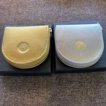 [미사용 새상품] 황궁 지갑 소가죽 코인 케이스 박스형 금 은 골드 실버