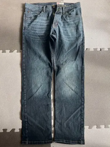 Wrangler 랭글러 스트레이트 데님 다크 블루