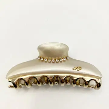 [컨디션 최상] ACCA 아카 뉴코라나 펄 화이트 헤어 클립 M