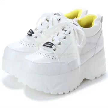 yosuke 요스케 통굽 플랫 스니커즈 화이트 콤비