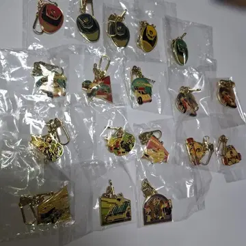 [레어] 특수전대 데카레인저 메탈 참 키링 18개