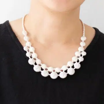 000 트리플 오 페블 목걸이 실크 일본제