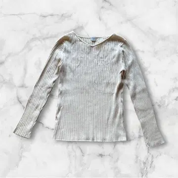 URBAN RESEARCH DOORS 아이보리 긴팔 풀오버