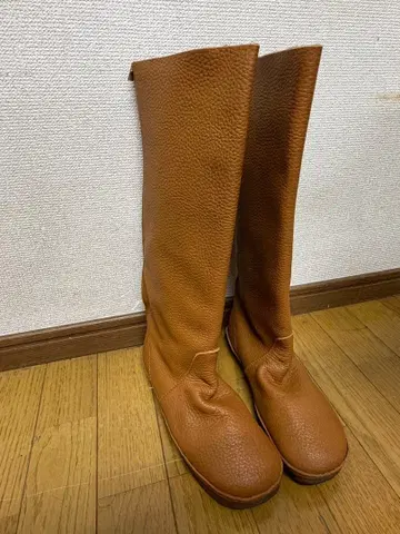 KOOS LUCAS 브라운 사이즈 39 24.5 25 레더 롱 부츠