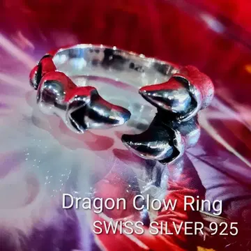 Dragon Clow Ring SWISS SILVER 925