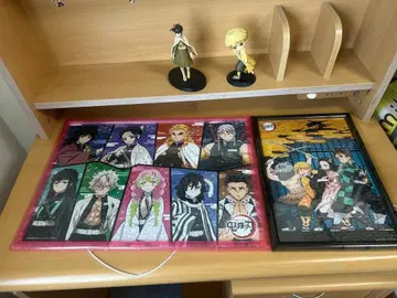 귀멸의 칼날 퍼즐과 피규어 세트