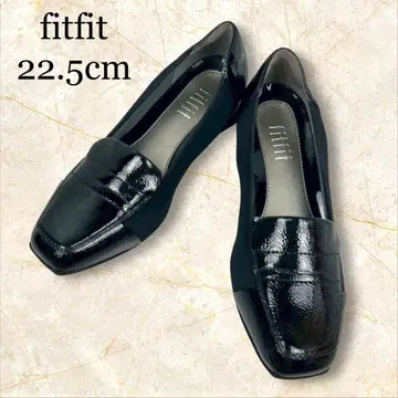 fitfit 핏핏 블랙 스퀘어토 펌프스 22.5