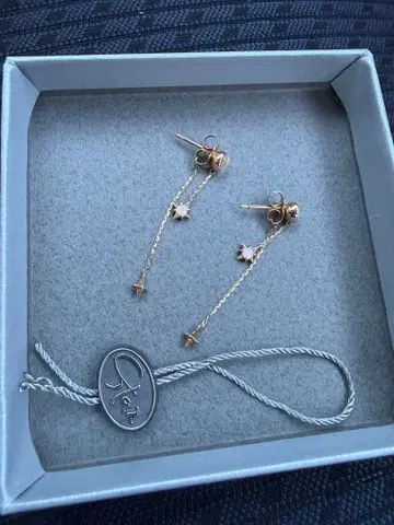 스타 주얼리 문스톤 귀걸이