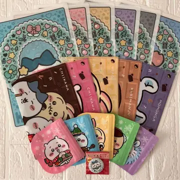 치루카와 클리어 파일 세트 6장 및 기타