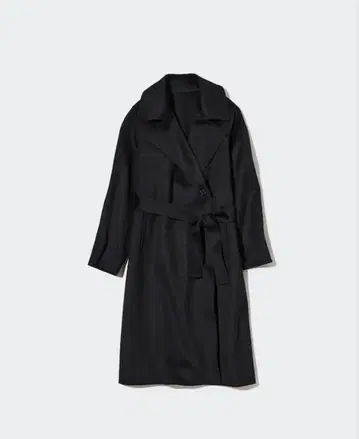 유니클로 더블 페이스 롱 코트 새상품