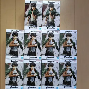 진격의 거인 Grandista 피규어 세트 리바이 엘렌 10점