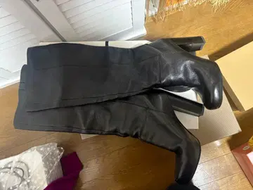 NINE WEST 블랙 롱 부츠 하이힐