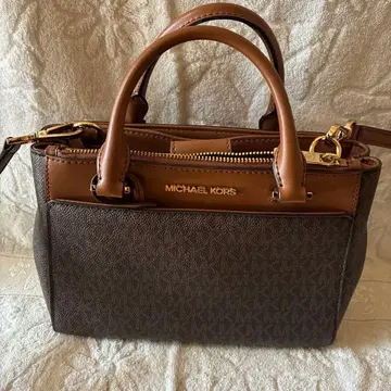 MICHAEL KORS 브라운 핸드백