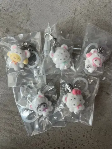 산리오 포근포근 스노우 마커 액세서리 세미 컴프