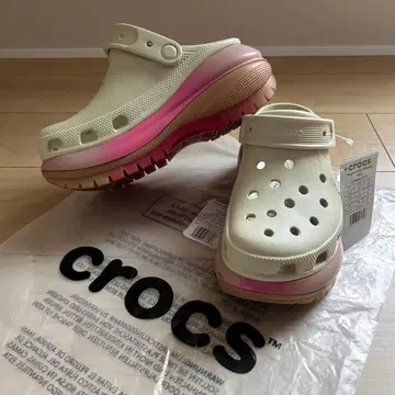 crocs megacrush colordip clog bone/multi